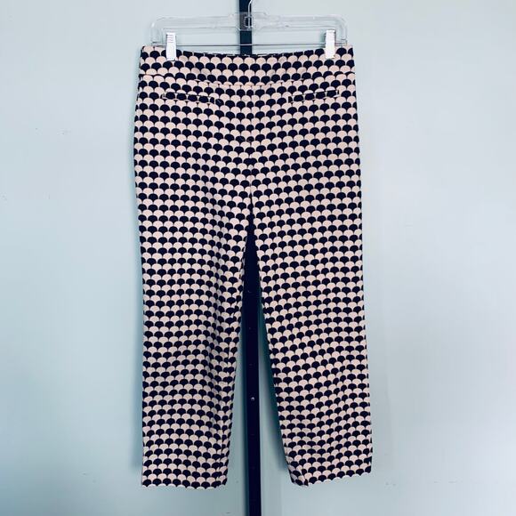 Ann Taylor Kate Fit Textured Print Pants Size 2 - Picture 1 of 6